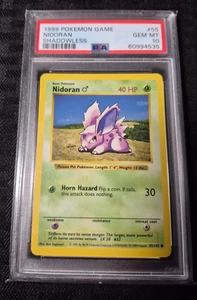 PSA 10(Gem Mint)(Base set/Shadowless-Nidoran)#55(Year-1999)English - Picture 1 of 2