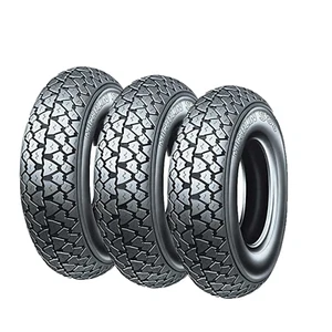 Tris (3 Units) Michelin 100/90 - 10 56J S83 TL/TT Rubber Tyre - Picture 1 of 1