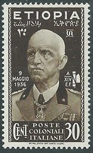1936 ETIOPIA EFFIGIE 30 CENT MNH ** - RA9-6 - Picture 1 of 1