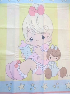 Fabric Spectrix Precious Moments Panel Girl & Boy with Toys $8.95 - Picture 1 of 6