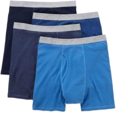 Stafford 4-Pack Men's Blended Cotton Boxer Briefs XL - Image 1 of 4
