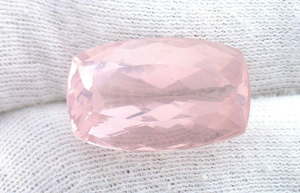 Cojín de 15,75 quilates natural brasileño cuarzo rosa piedras preciosas piedra preciosa EBS8438 Foto 1 de 1