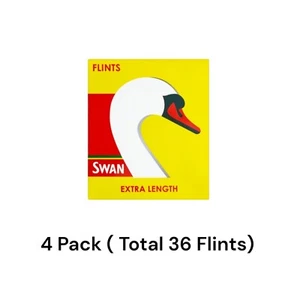 SWAN LIGHTER FLINTS Extra Length Replacement Flint 4 packs -( Pack of 9) - Picture 1 of 1