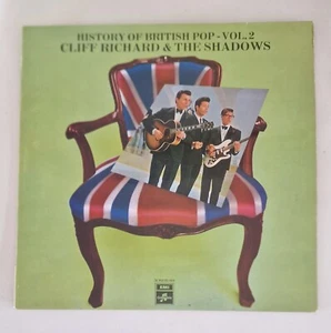 CLIFF RICHARD &THE SHADOWS "HISTORY OF BRITISH POP VOL2 " BOVEMA EDITION RECORD - Picture 1 of 4