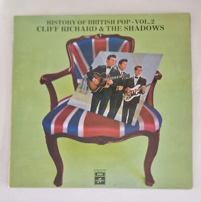CLIFF RICHARD &THE SHADOWS "HISTORY OF BRITISH POP VOL2 " BOVEMA EDITION RECORD - Image 1 of 4
