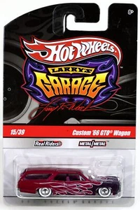 Hot Wheels Custom 1966 GTO Wagon Larry's Garage - R3783 NRFP 2009 Purple 1:64 - Picture 1 of 4