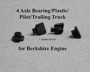 LIONEL AXLE BEARING SET PLASTIC PILOT TRAILING TRUCK for BERKSHIRE engines 16T51 - Imagen 1 de 2