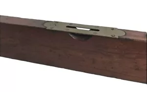 Stanley Rule & Level Co, Antique 28" Level Pat 1891 Brass & Rosewood, Vintage - Picture 1 of 6