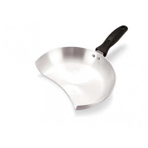 24cm Aluminium Donner Kebab Meat Catcher/Cropped Omelette Fry Pan, Catering