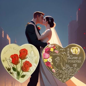 Love Forever Coins Collectable Coin Commemorative Valentine's Sweetest Day - Picture 1 of 11