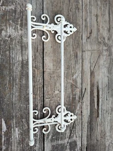 Vintage Cast Iron Towel Rack 20" - Picture 1 of 11