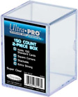 Ultra Pro 2-Piece 150 Count Clear Card Storage Box