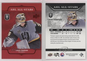 2021-22 Upper Deck AHL All-Stars Red Logan Thompson #AS-25 Rookie RC