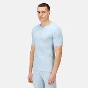 Regatta blau Herren Thermo Kurzarmshirt Winter Basisschicht #TRU111 - Bild 1 von 3