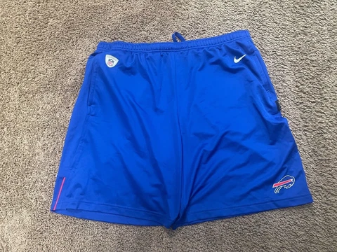 New Mens Buffalo Bills On field Apparel Shorts AO3742 417 W/Pockets-Size XXL Cover