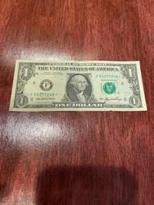 2006 $1 Dollar Federal Reserve Note SN F05377246 Star Note F229 - Picture 1 of 4