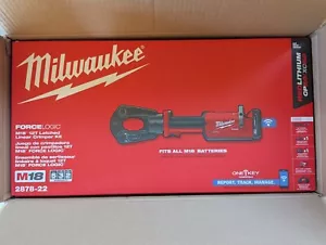 Milwaukee Tool 2878-22 M18 Force Logic 12 Ton Latched Linear Crimper Kit - Picture 1 of 1