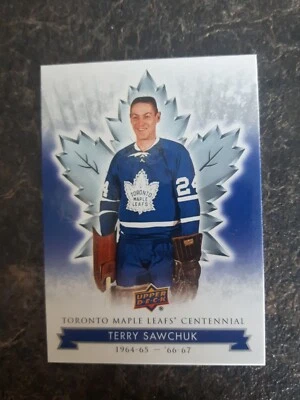 2017 Upper Deck Toronto Maple Leafs Centennial Terry Sawchuk Card# 57 - Image 1 of 2