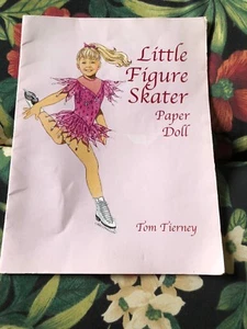 Little Figure Skater Paper Doll Book Tom Tierney Uncut - Picture 1 of 12