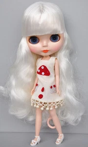 Muñeca desnuda Takara 12" Neo Blythe cabello blanco de fábrica TBO153 - Imagen 1 de 4