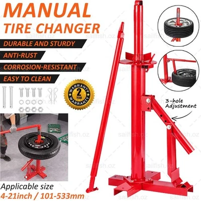 4" - 21" Bead Breaker and Tire Changing Stand for Motorcycle Dirt Bikes Car 4WD - image 1 of 4