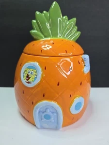 Silver Buffalo Nickelodeon  SpongeBob SquarePants Pineapple treat/snack Jar - Picture 1 of 11