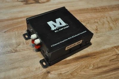 Amplificador de 4 canales MIL-AMP200BT perfecto para carros de golf, UTV y embarcaciones pequeñas Foto 1 de 3