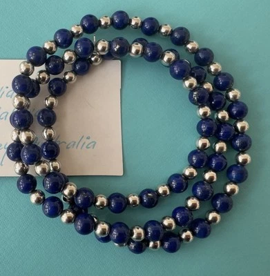 "Collar Tiffany &co. Lapislázuli plata de ley 28"""  Foto 1 de 4