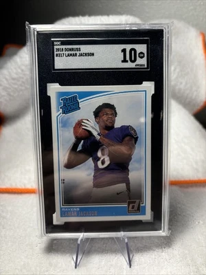 Panini Donruss 2018 - Clasificado novato Lamar Jackson #317 (RC) Foto 1 de 2