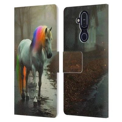 OFFICIAL HAROULITA MIX ART ANIMALS LEATHER BOOK WALLET CASE FOR NOKIA PHONES - Image 1 of 4