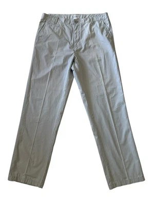 Pantalones Chinos CK Calvin Klein Calce Regular Marfil Hombre Talla 34x31 Buen Estado Foto 1 de 4