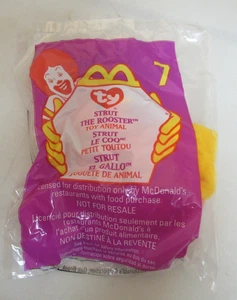1999 McDonald's Happy Meal Toy TY STRUT The Rooster #7 - Sealed in Package - Picture 1 of 3