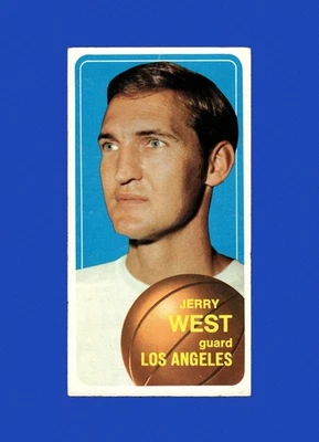1970-71 Topps Set-Break #160 Jerry West en muy buen estado-en muy buen estado (arruga) *GMCARDS* Foto 1 de 2