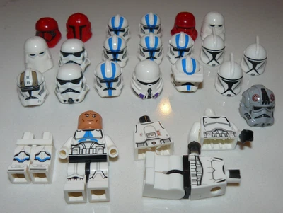 批量 20 件 乐高星球大战 克隆部队 迷你头盔 — 第 1/4 张图片