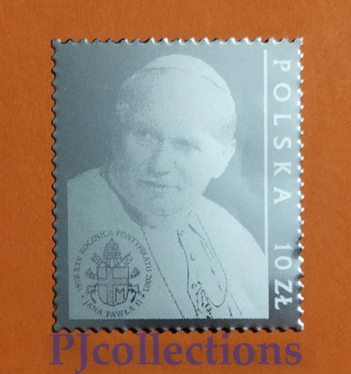 4384-POLONIA 2003 PONTIFICATO DI GIOVANNI PAOLO II ZL. 10 MNH IN ARGENTO - Immagine 1 di 1