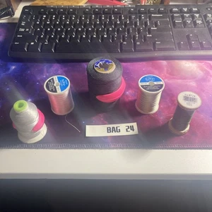 5-SPOOLS OF THREAD FOR SEWING AND QUILTING - Picture 1 of 7