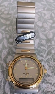 1987 Seiko Sport 150 H601-7050 Analogue Digital Watch Vintage Japan - Picture 1 of 4