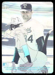 1991 Upper Deck Baseball Looney Tunes Hologramm Nolan Ryan/Sylvester - Bild 1 von 2