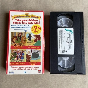 The Beginner Bible Preview Video Sampler (VHS 1997) Sony Wonder Christian Series - Picture 1 of 10