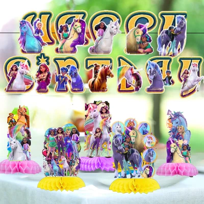 UNICORNIO ACADEMIA SUMINISTROS FIESTA CUMPLEAÑOS DECORACIÓN GLOBO VAJILLA REMOLINO Foto 1 de 4