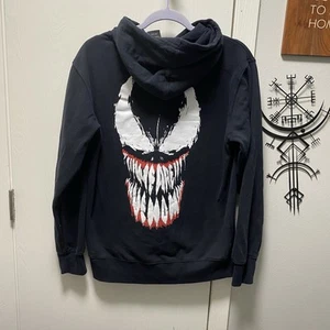 Marvel Venom Comic Superhelden Hoodie Gr. M schwarz Sweatshirt - Bild 1 von 8