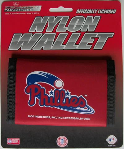 Philadelphia Phillies Nylon Wallet MLB Licensed Baseball Sports Cover