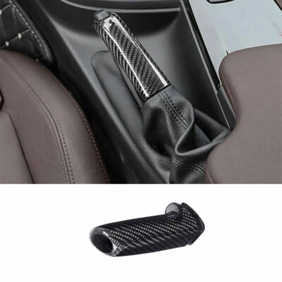 Cubierta de ajuste de palanca de freno de mano de fibra de carbono seca para BMW X1 E84 2010-2014 2015 1 PIEZA Foto 1 de 4