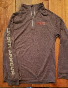 Under Armour Long Sleeve Zip up Jacket loose YMD youth boys medium Harvard - Picture 1 of 4