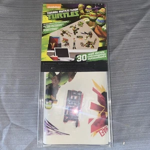 Nickelodeon Teenage Mutant Ninja Turtles TMNT 30 Peel and Stick Wall Decals NIBi - Picture 1 of 4