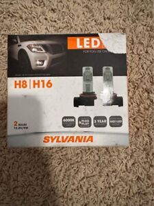 Sylvania: H8 | H16 6000K LED Fog Light Bulbs for Fog Use Only (2 Pack)