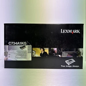 New Genuine Lexmark C734A1KG Black Extra High Return Program Toner Cartridge - Picture 1 of 1