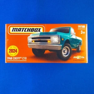 Matchbox Power Grab 1968 Chevy C10 Pickup #19/100 - Picture 1 of 8