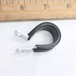 Cable Clamp For Tube Pipe or Wire Stainless Steel Rubber Cushioned 3/4" - Picture 1 of 4