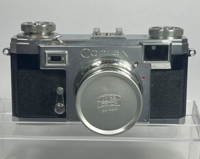 Contax Carl Zeiss Ikon Film Camera Sonnar 50mm 1:2 Lens From Japan Vintage Rare - Image 1 of 4